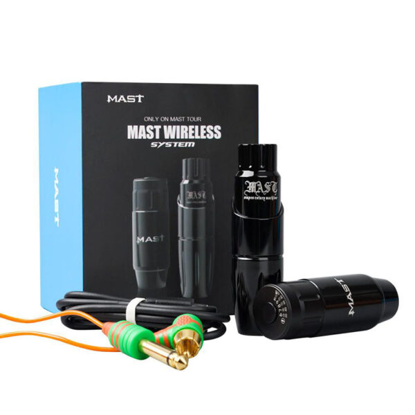 Mast Tour Tattoo Pen Machine 2Pcs Wireless Battery Power Supply (8)